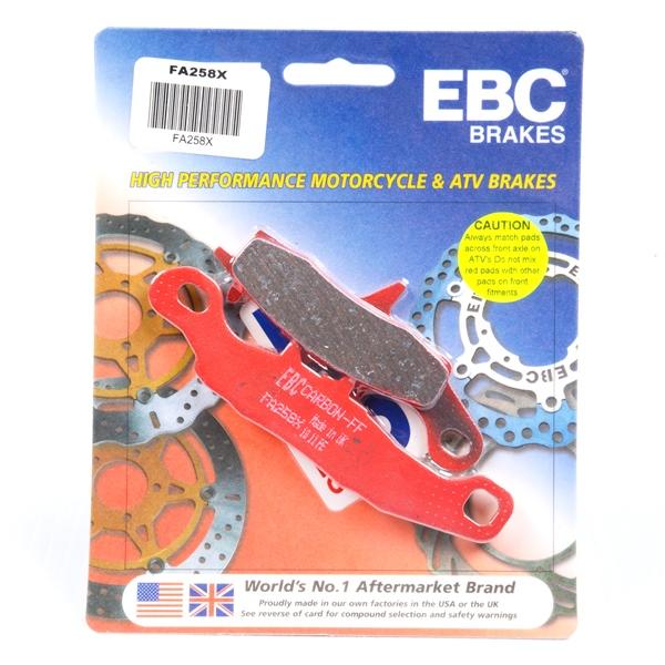 EBC FA258X brake pad in package