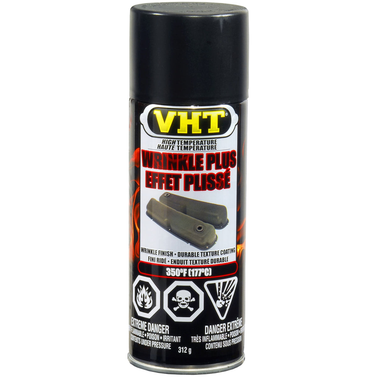 VHT Wrinkle Plus Black CSP201 312 g spray can
