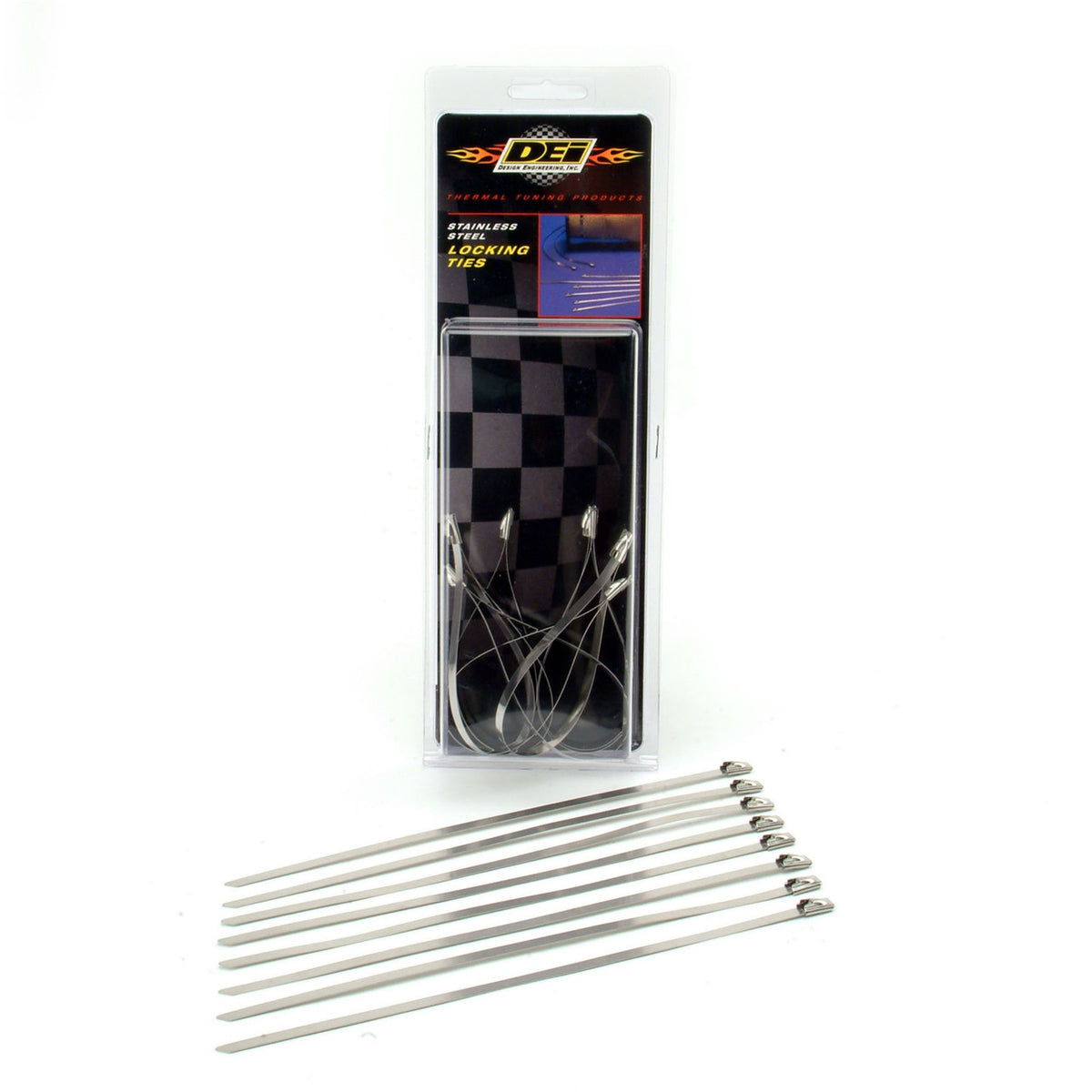 DEI 8 in stainless steel locking ties 10201