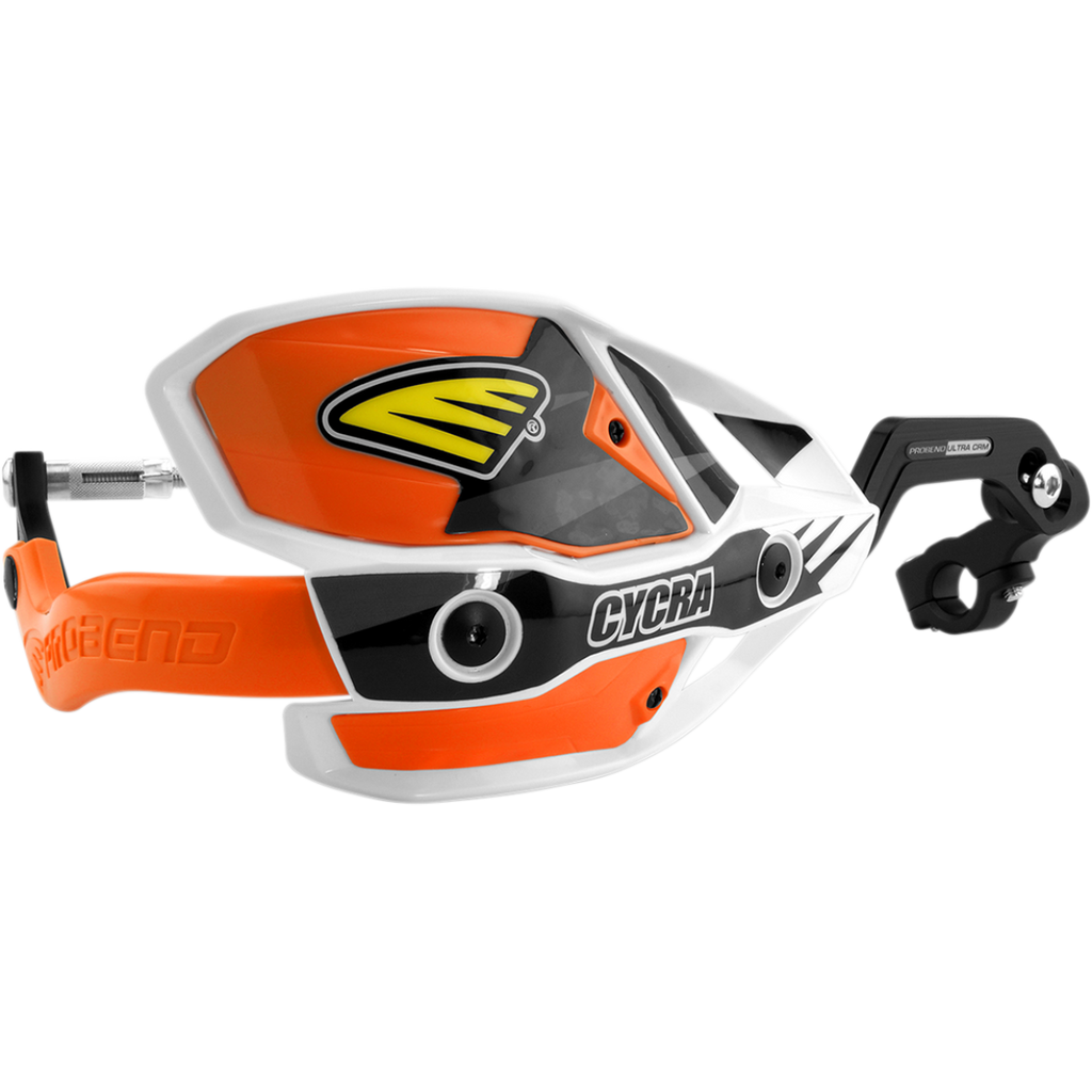 Cycra Ultra Probend CRM Handguards White/Orange for Oversize Bars 0635-1192