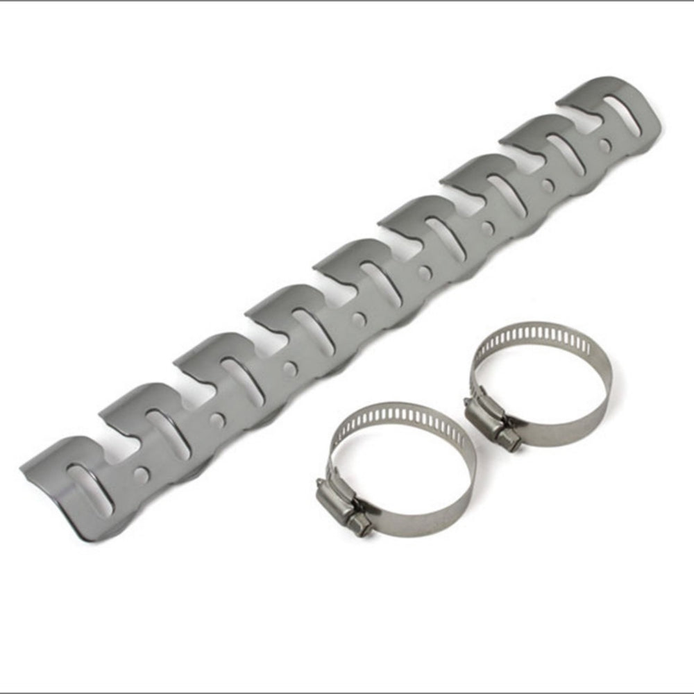 DRC Universal 4-Stroke Exhaust Pipe Guard Titanium 022045