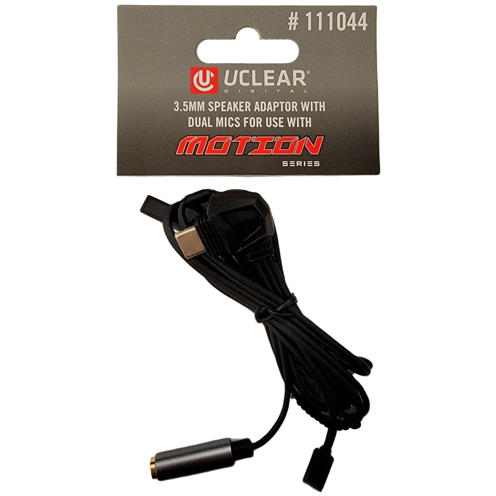 Uclear Motion Series 3.5mm Speaker Adaptor with Dual Mics 024643