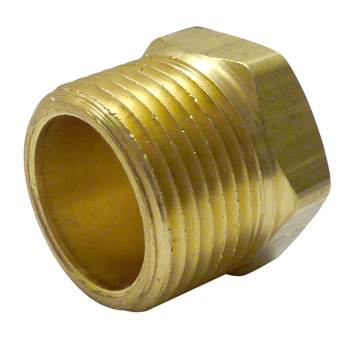 Fairview brass hex head plug 121-D
