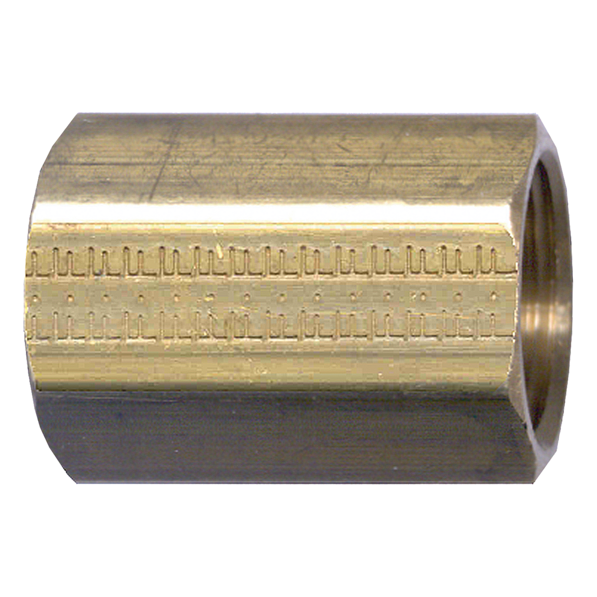 Fairview Brass Inverted Flare Coupling 3/16" Japanese 142JA-3