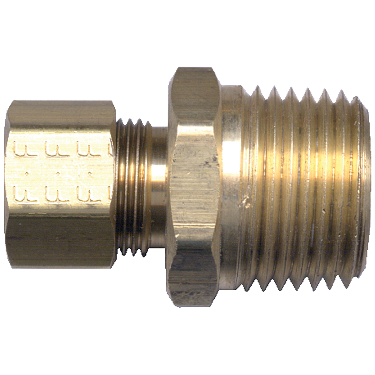 Fairview Brass Compression Adapter 3/8 x 1/4 MPT 68-6B