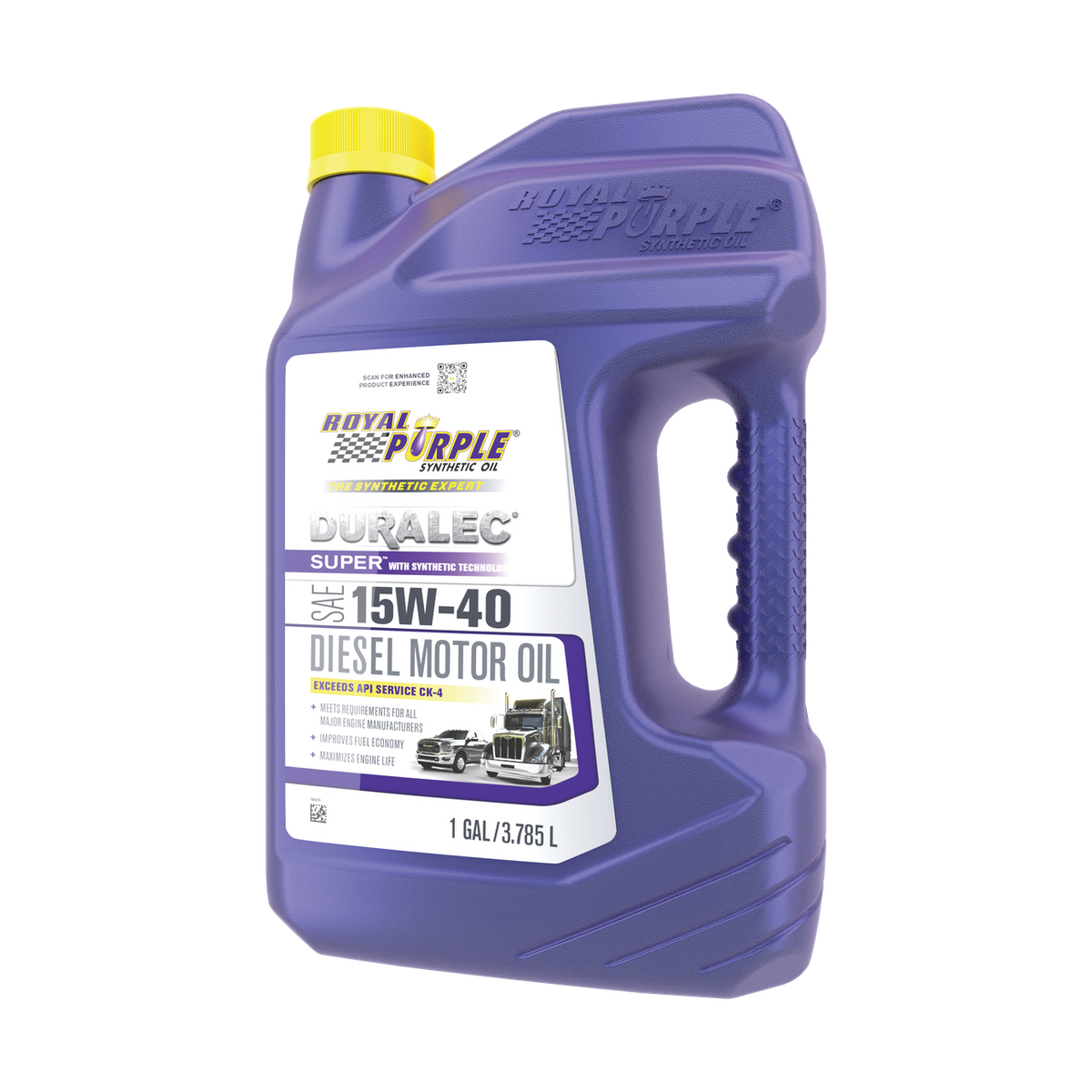 Royal Purple Duralec Super 15W-40 diesel oil 3.78 L jug