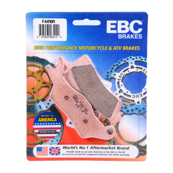 EBC R Long Life Sintered Brake Pads FA618R
