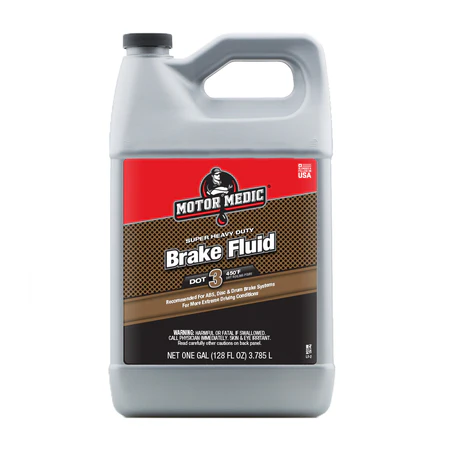 Motor Medic Super Heavy Duty DOT 3 Brake Fluid - 3.78L