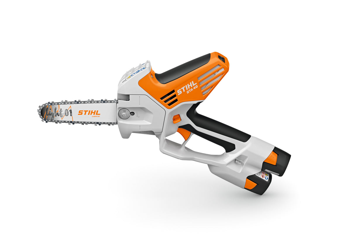 STIHL GTA 40 cordless garden pruner with two batteries