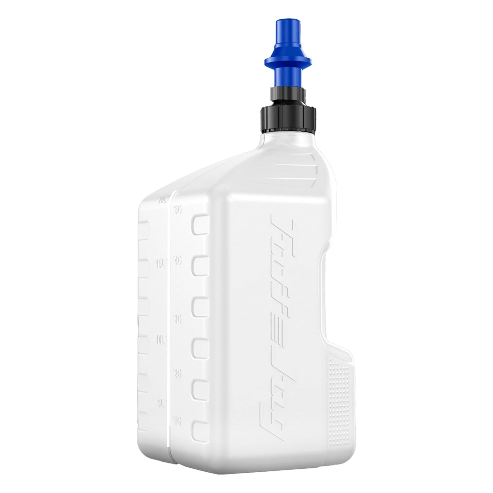 Tuff Jug 20 L White with Blue Ripper Cap 121236