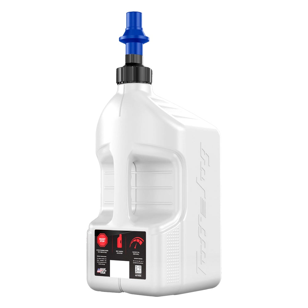 Tuff Jug 20 L White with Blue Ripper Cap 121236