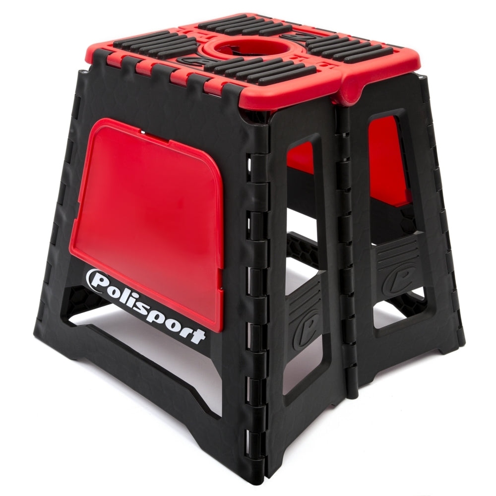 Polisport Folding Bike Stand Black and Red 143817