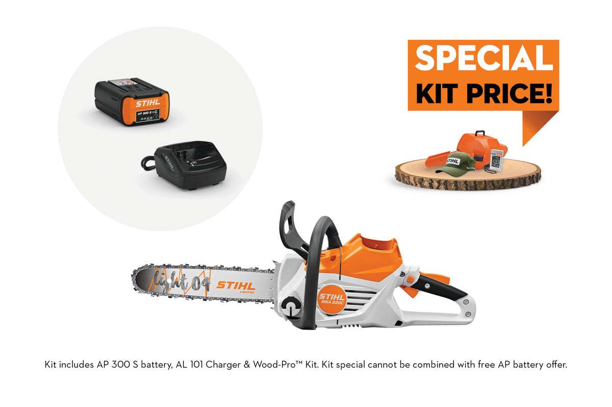 STIHL MSA 220 C-B Battery Chainsaw Kit 18 in MA032000041
