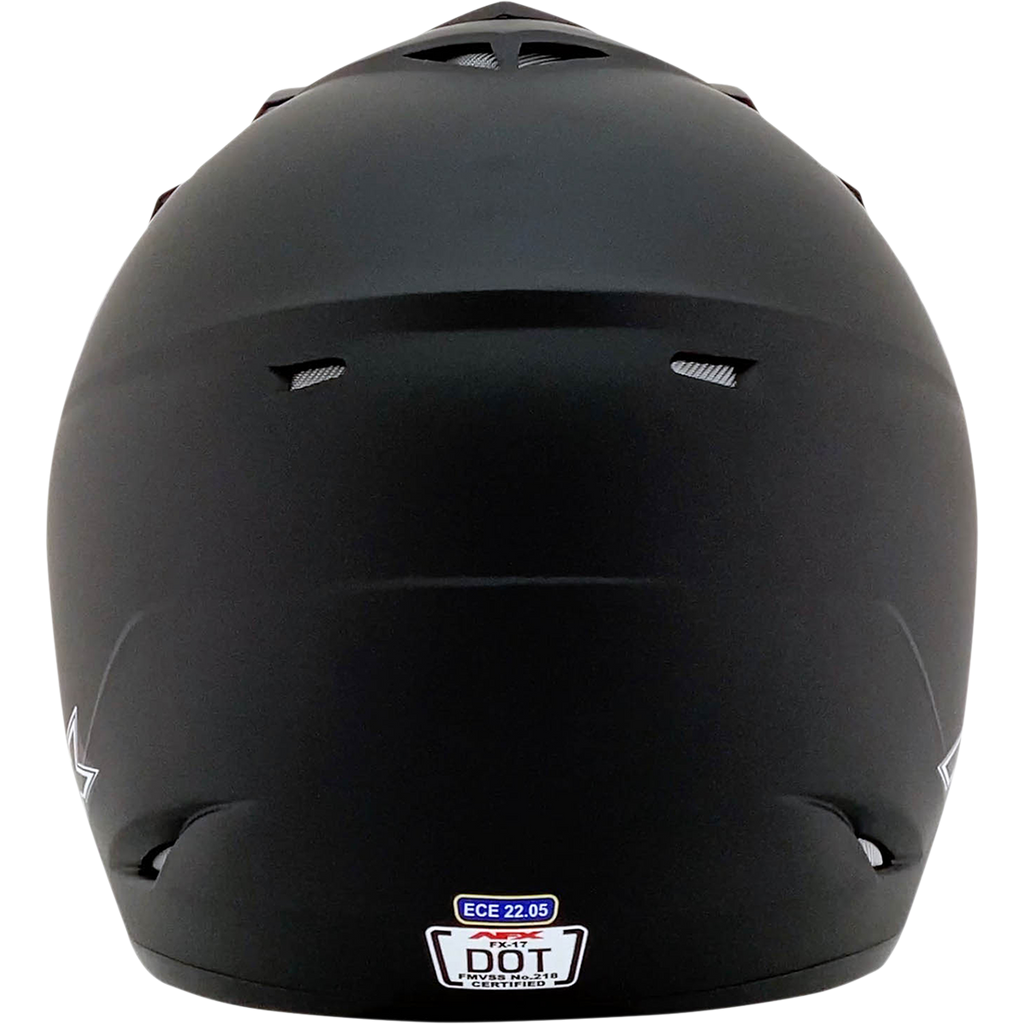 AFX FX-17 Off-Road Helmet Flat Black Medium 0110-1752