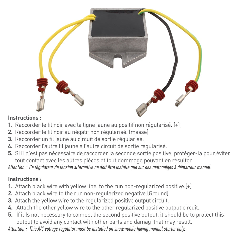 Voltage Regulator for Ski-Doo and Can-Am 280549