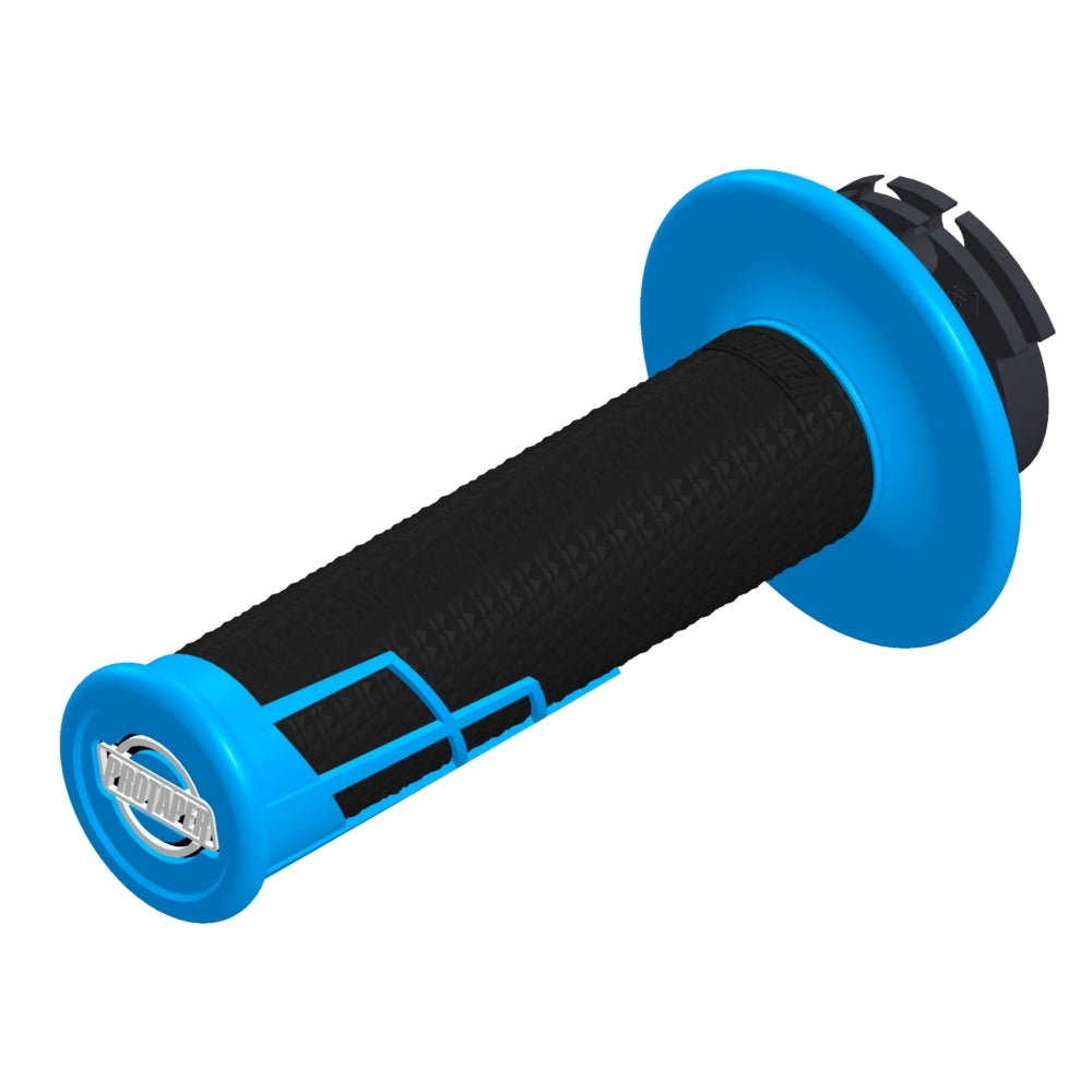 ProTaper Lock-On Grips Neon Blue Black 328794