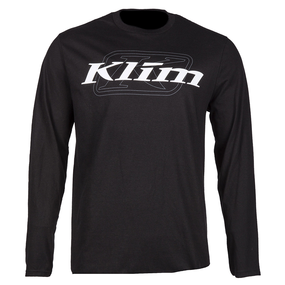 K Corp Ls Shirt Md Black/White
