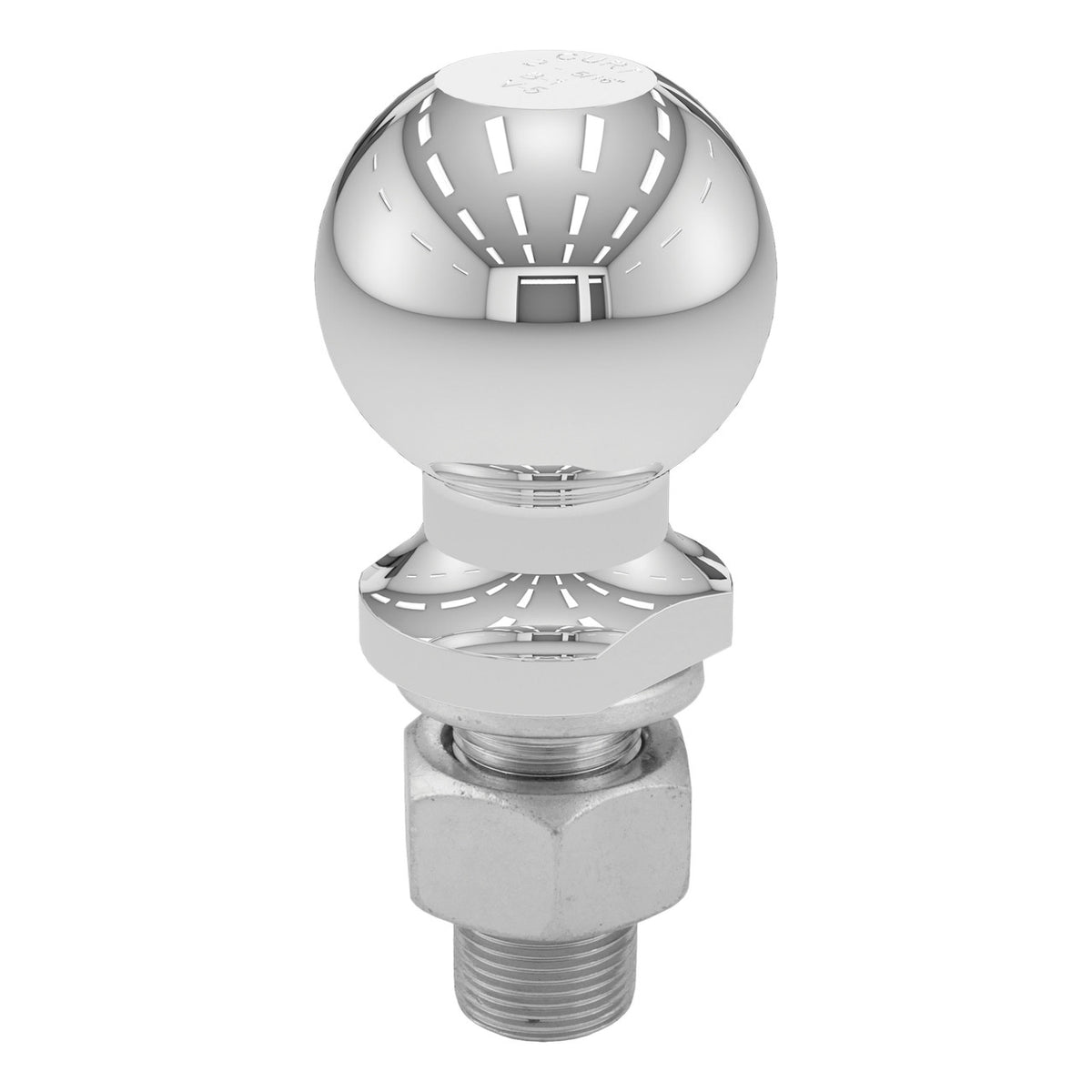 CURT 2-5/16 in. Trailer Ball, 1 in. x 2-1/8 in. Shank, 7,500 lb 40005