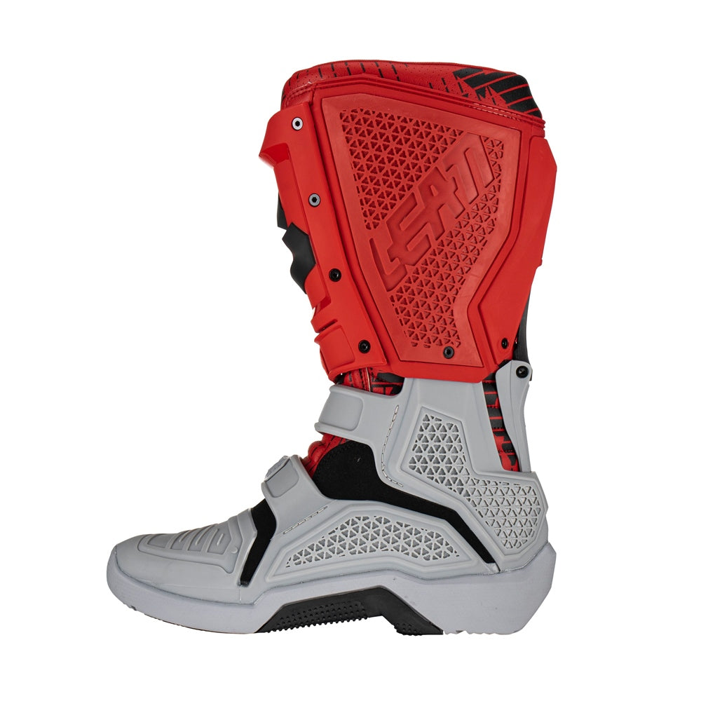 Leatt 5.5 FlexLock Enduro Boots Red and Grey JW22 Size 7 415213