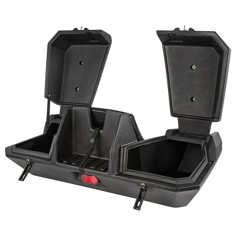 Flexi Trunk with Heated Grips ATV Rear Storage Black 458425