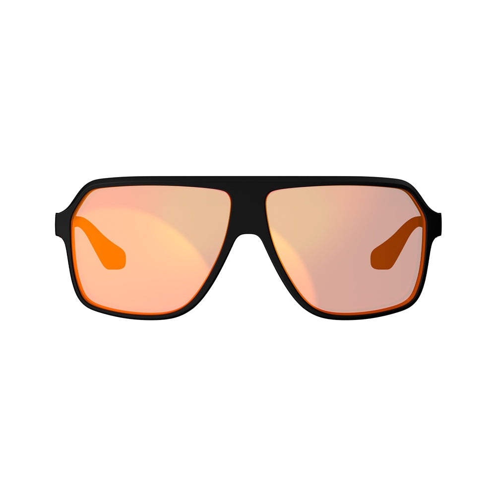 Leatt Theviz Andes Polarized Sunglasses Satin Black Red Lens 496015