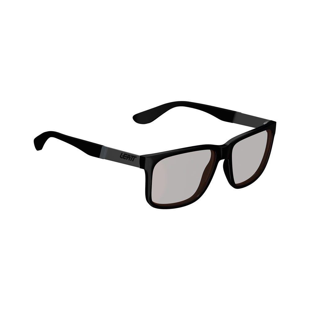 Leatt Theviz Sierra Polarized Sunglasses Black Silver Brown Lens 496019
