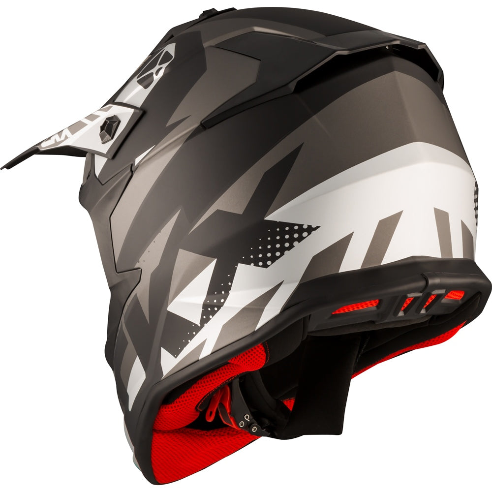 CKX TX319 Off-Road Helmet Arkos Matte Gray XS 511091
