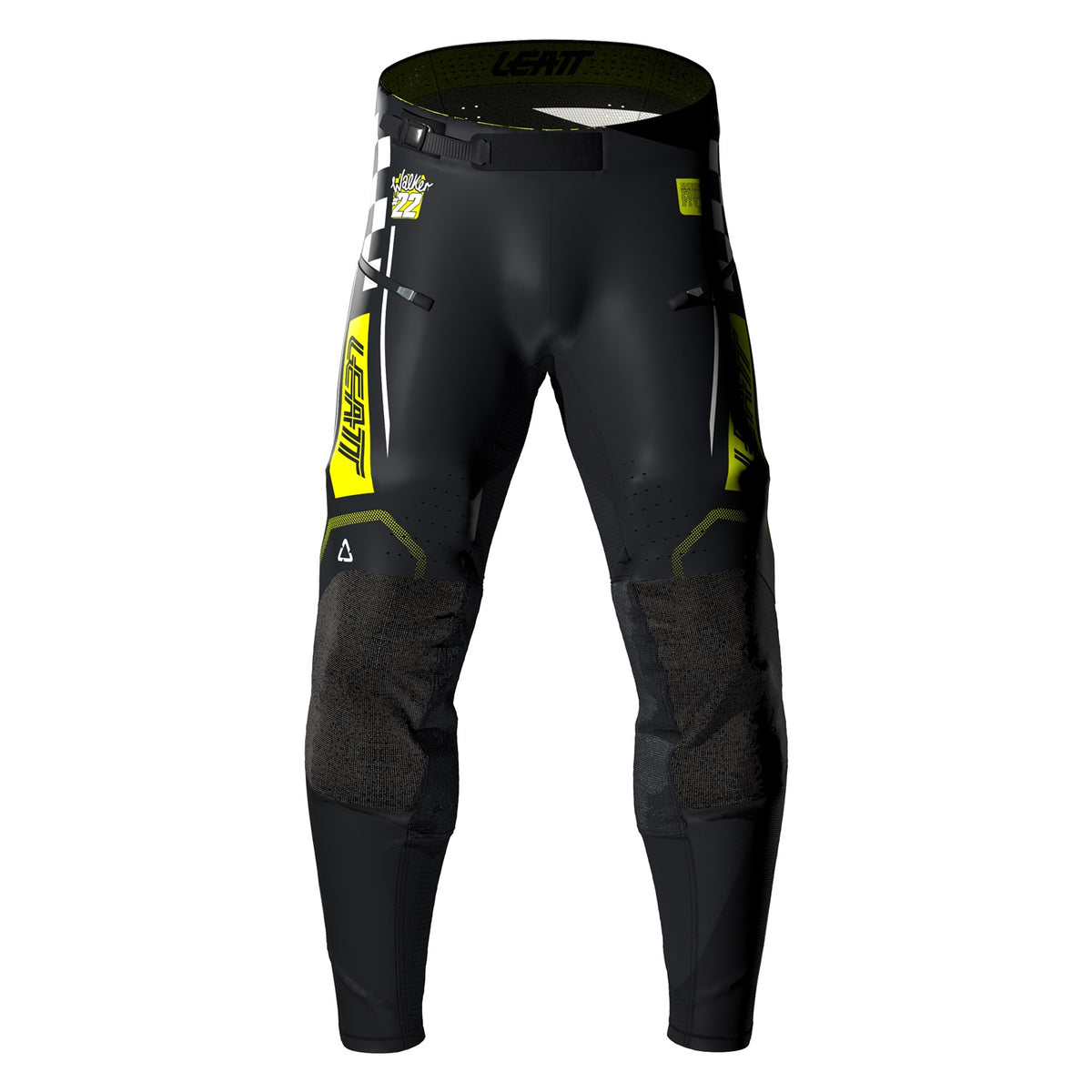 Leatt 5027400223 Leatt Moto 4.5 Enduro X-Flow JW22 Pants Black Fluorescent Yellow White 34 5027400223 None