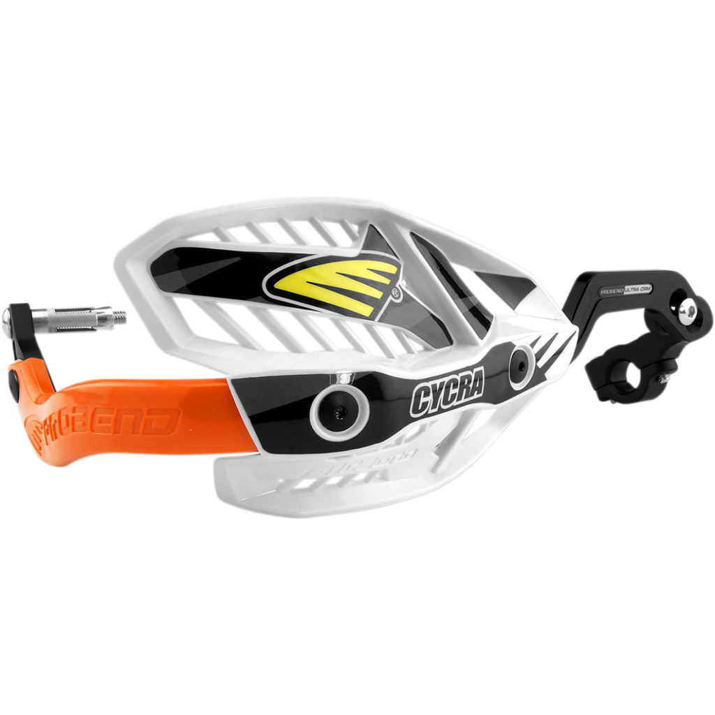 Cycra Ultra Probend CRM Handguards White/Orange for Oversize Bars 0635-1192