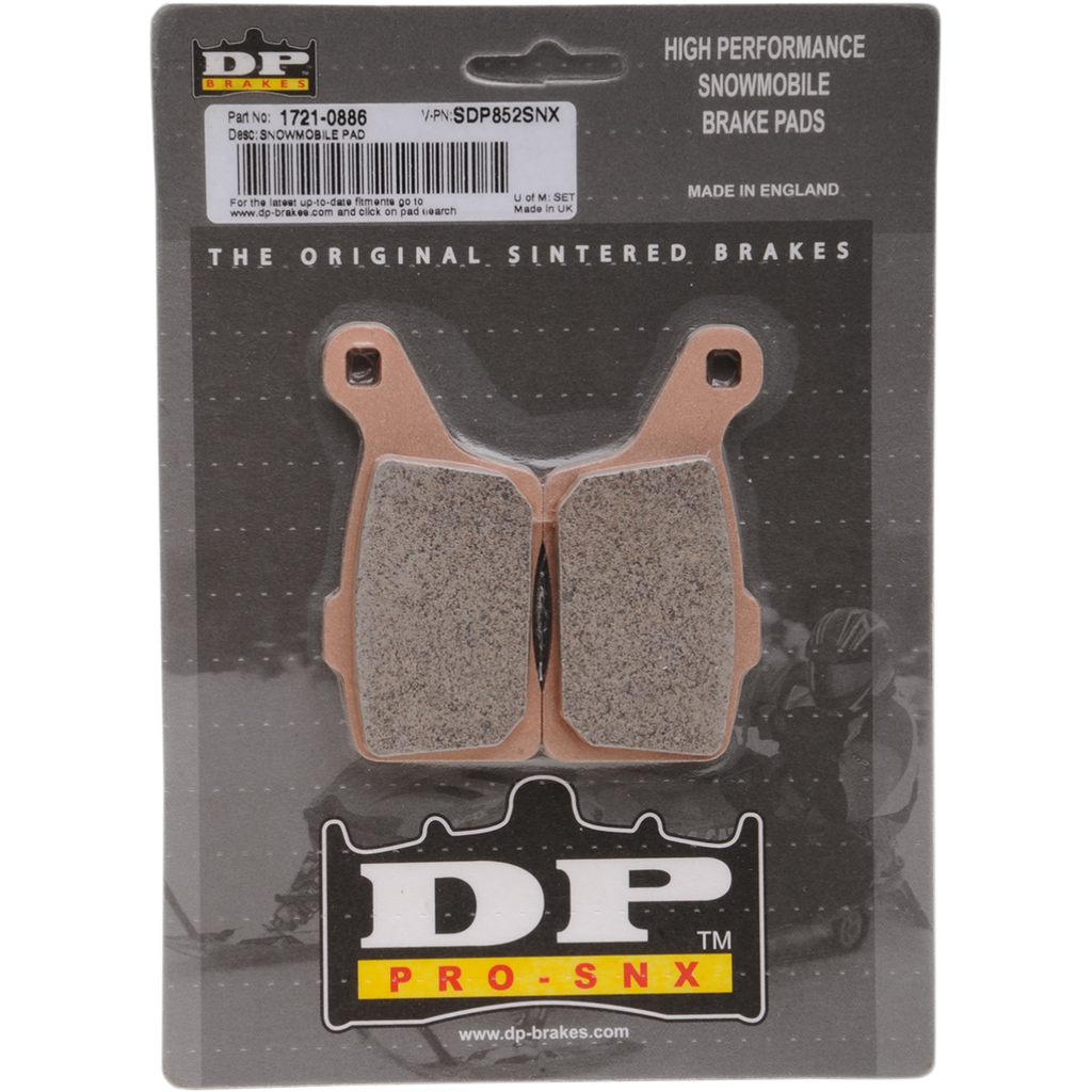 DP Brakes SDP852SNX HH Snowmobile Brake Pads 1721-0886