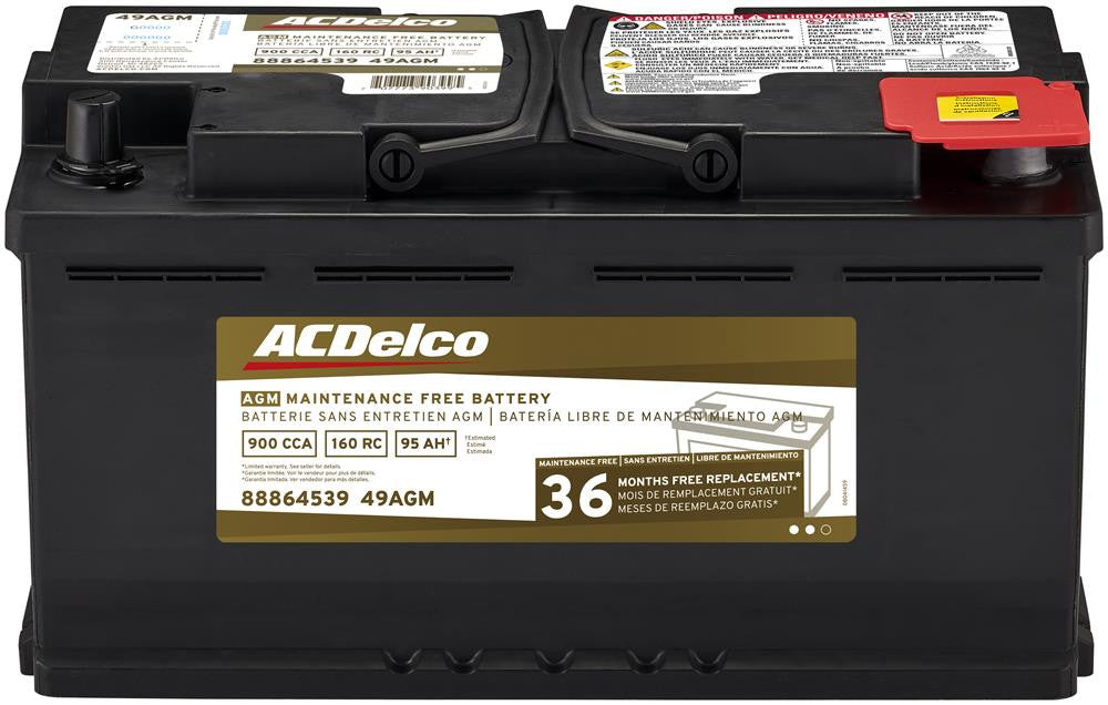 ACDelco Gold AGM Group 49 battery 49AGM