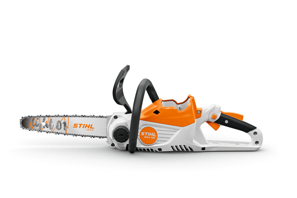 STIHL MSA 70 C-BQ cordless chainsaw, left side