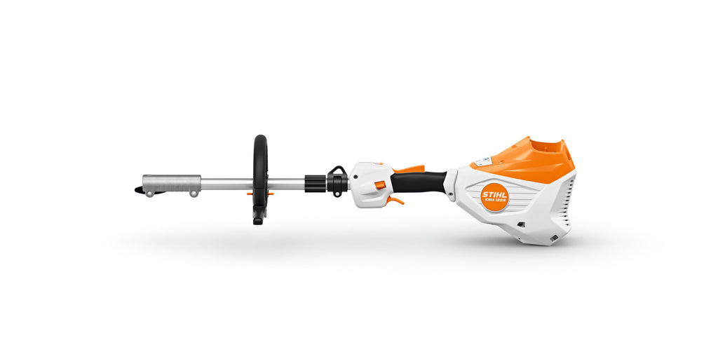 STIHL KMA 120 R cordless KombiEngine, side view