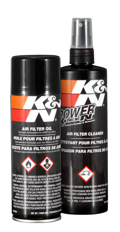 K&N Air Filter Recharger Kit 99-5000 Cleaner and Oil