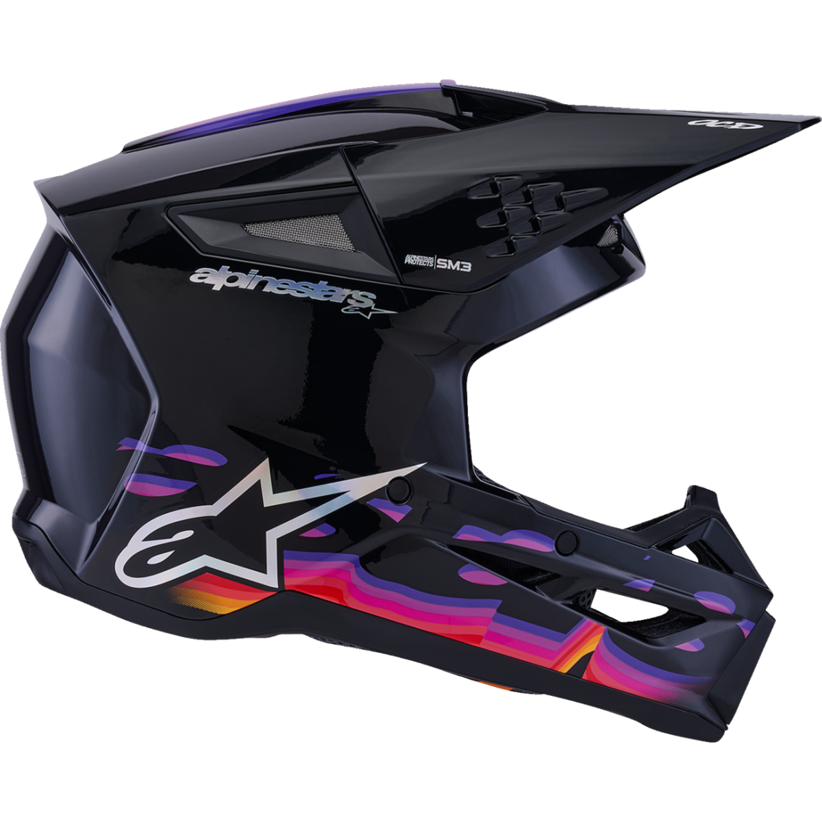 Alpinestars SM3 Force Off-Road Helmet Gloss Black Large 0110-9198