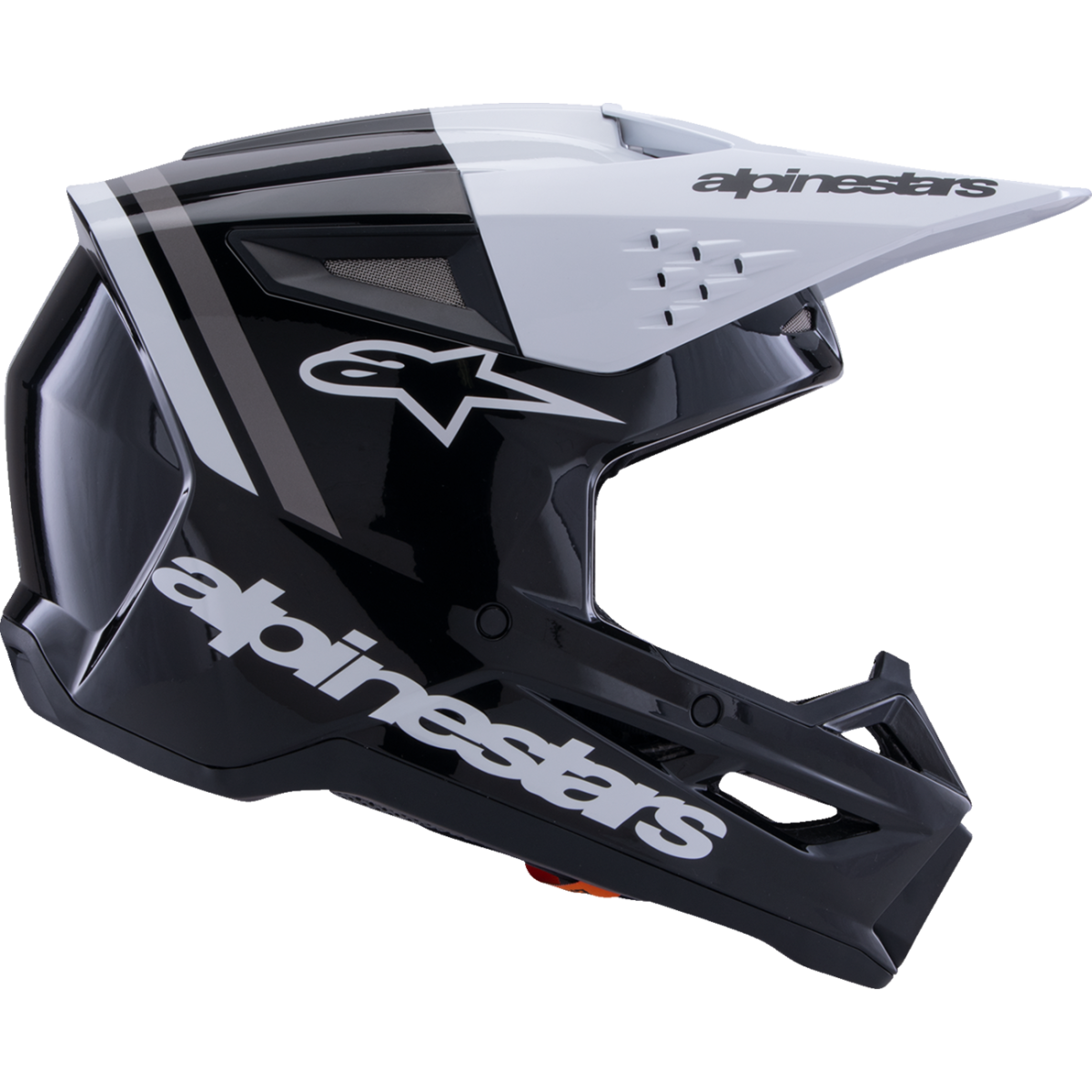 Alpinestars SM3 Radium Helmet Black White Grey XL 0110-9157