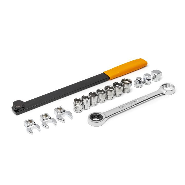 GEARWRENCH 15 Piece Ratcheting Serpentine Belt Tool Set 3680D