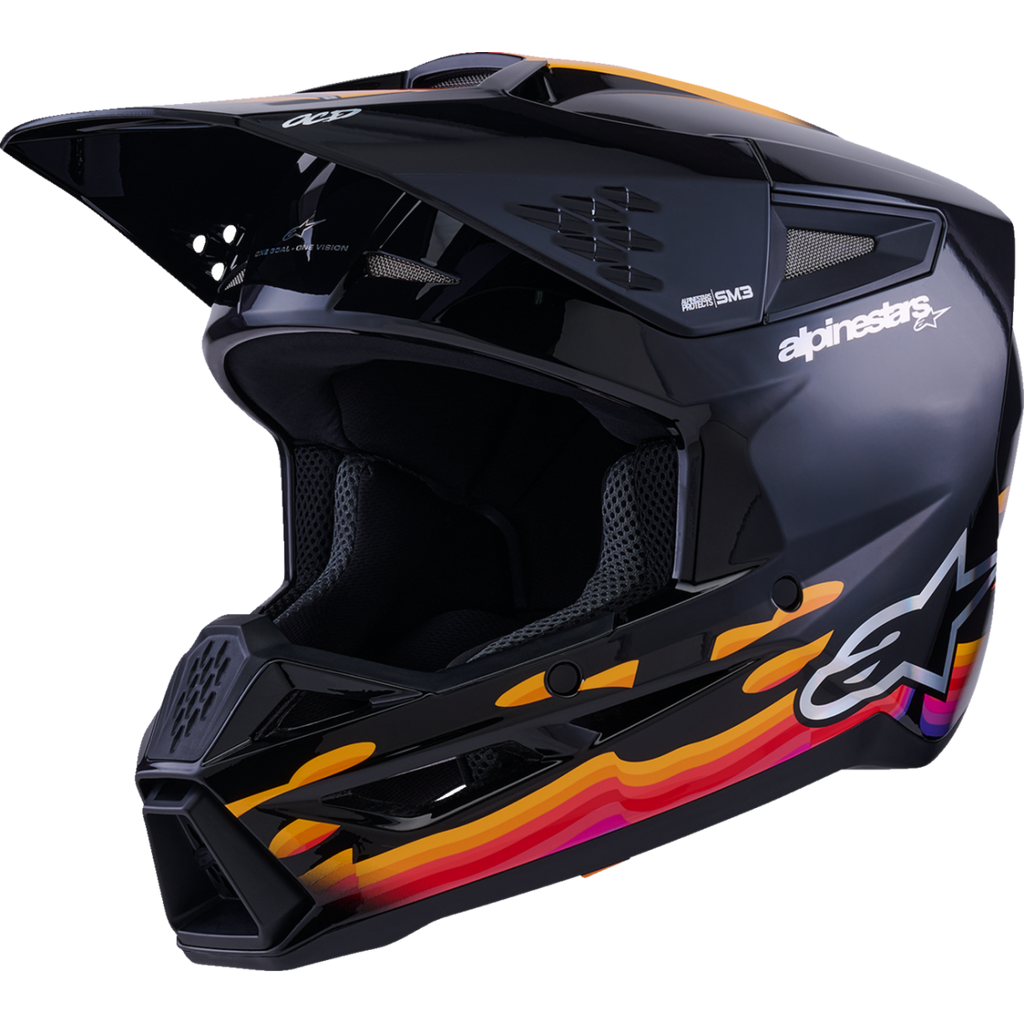 Alpinestars SM3 Force Off-Road Helmet Gloss Black Large 0110-9198