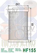 Hiflofiltro Oil Filter for KTM, Husqvarna and Husaberg HF155