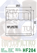 Hiflofiltro Oil Filter for Yamaha, Honda and Triumph HF204