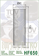 Hiflofiltro Oil Filter for KTM, Husqvarna and Gas Gas HF650