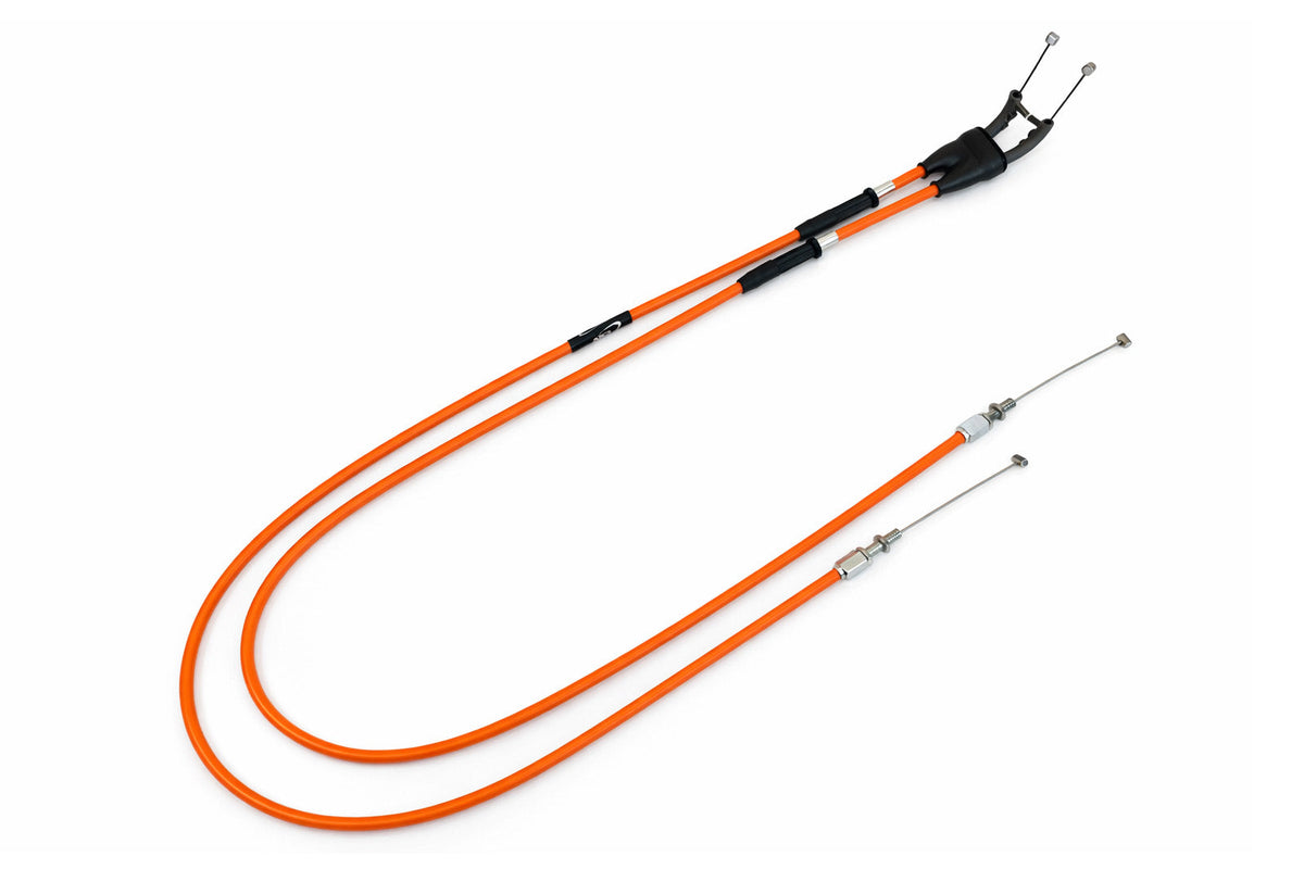 AS3 Performance Venhill Featherlight Throttle Cables Orange 18965