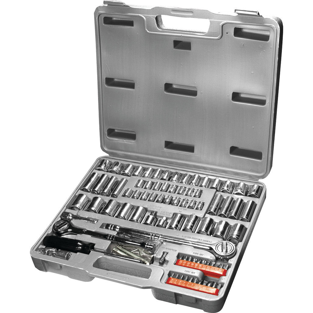 Mechanics 100 Piece Socket and Bit Set W1198