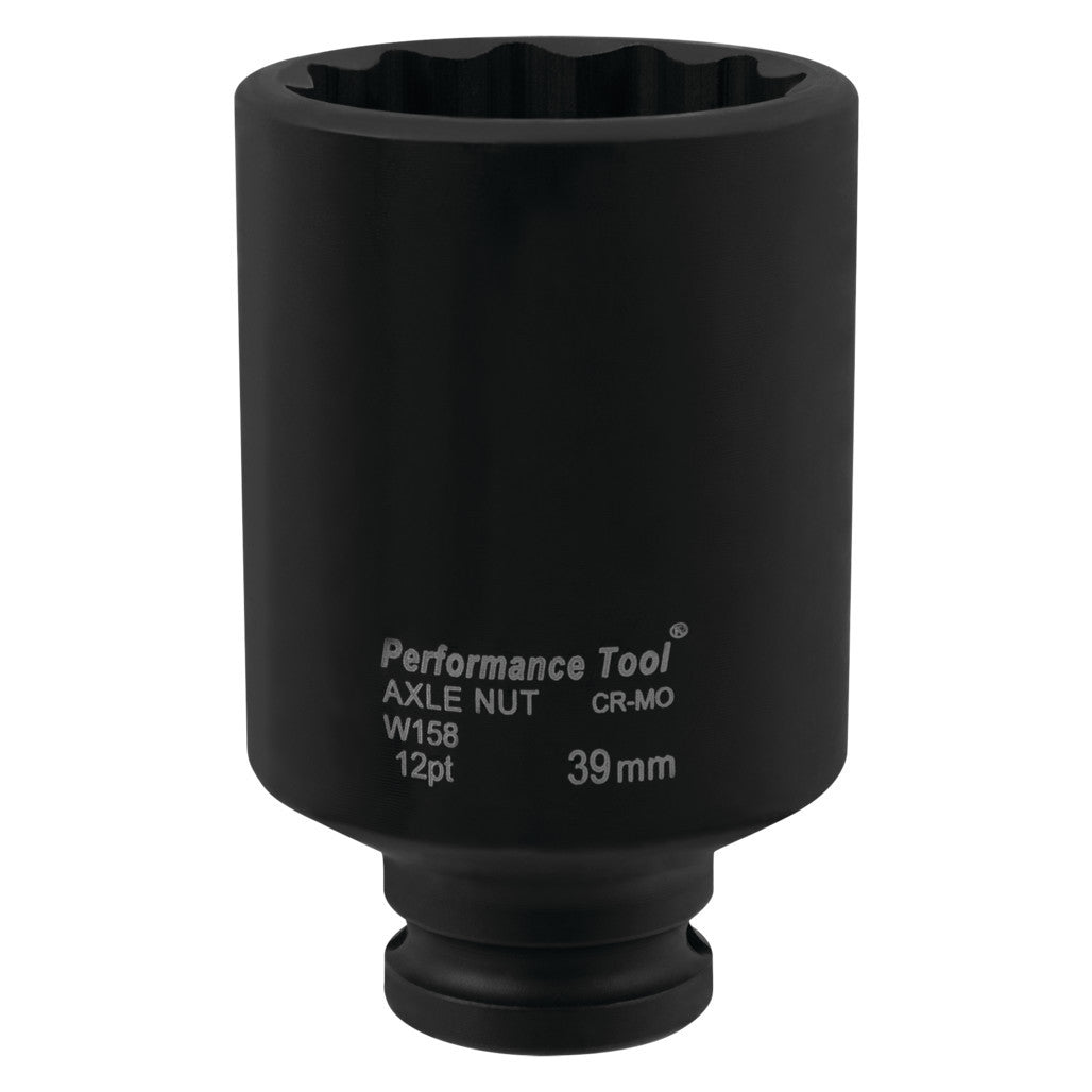 Performance Tool 39 mm 12-Point Toyota Axle Nut Socket W158