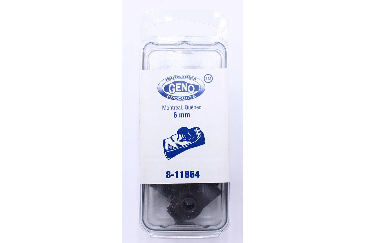 Geno Foldover Nut M6 GM 3 Pack 8-11864