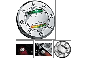 Kuryakyn Chrome LED Fuel Gauge
