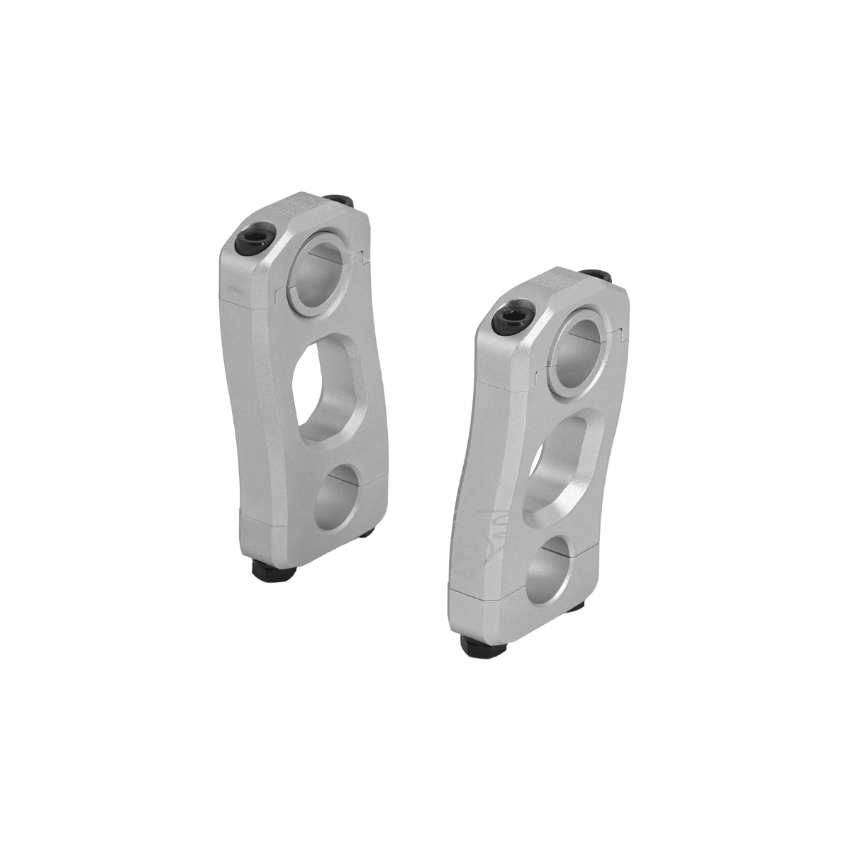 Cheetah Factory Racing Knucks V2 Risers 3" Silver CFR-CD24.28
