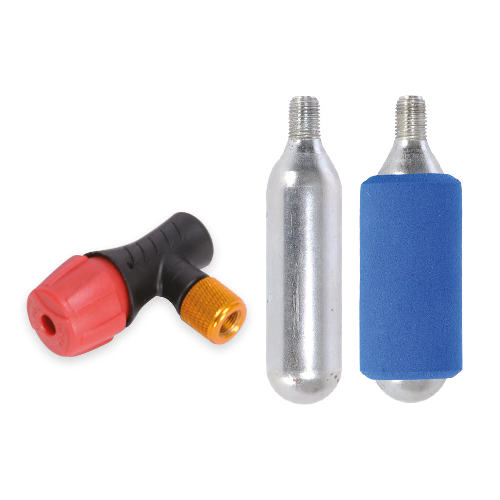 Oxford CO2 regulating valve with a plain and a covered CO2 canister